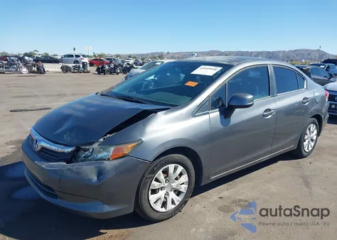 2012 Honda Civic Lx z USA, uszkodzony, nr VIN 19XFB2F51CE009840